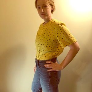 VNTG POLKADOT BLOUSE